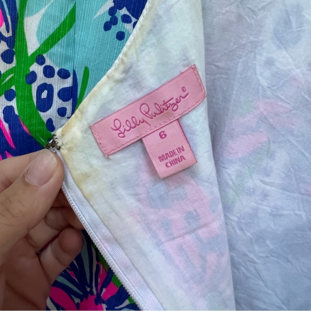 Lilly Pulitzer in the garden Eaton shift dress 6 - Picture 7 of 9